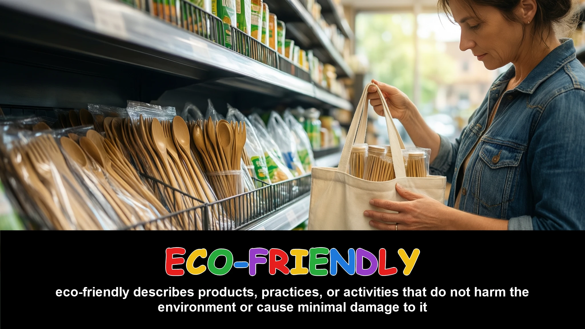English Illustration for eco-friendly